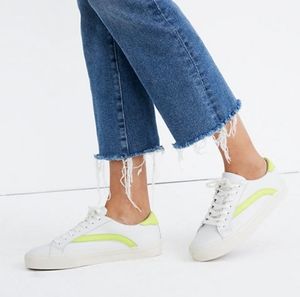 NIB Madewell Sidewalk Low-Top Sneakers in Leather